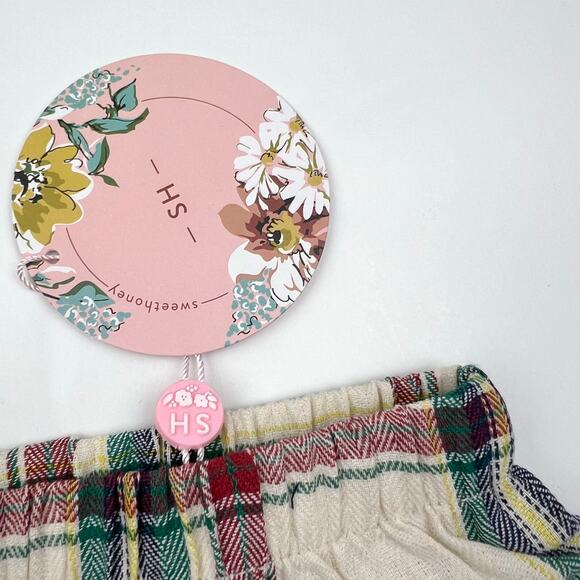 NWT SweetHoney Plaid Shorts - Picture 3 of 5